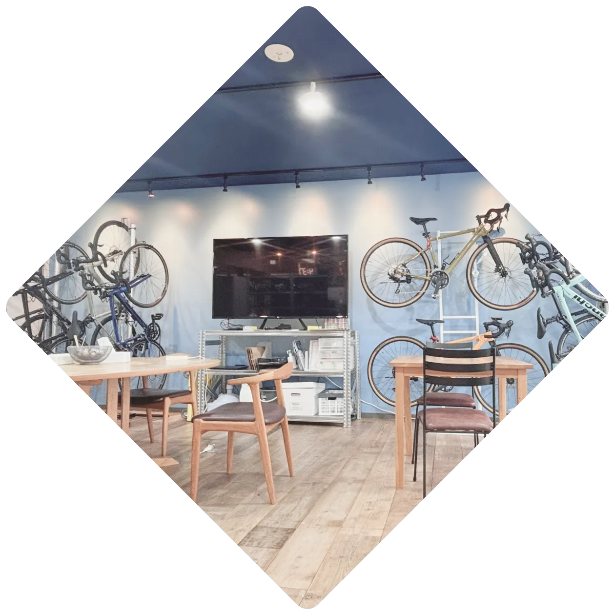 RIDEAWAY の店舗とレンタルバイク