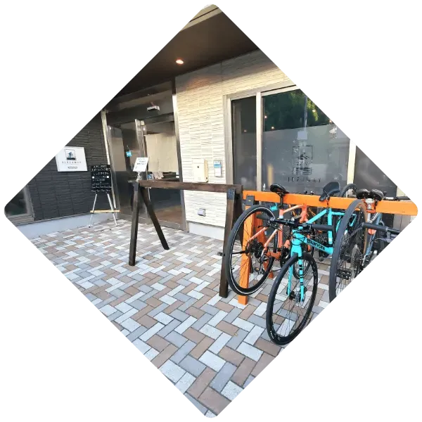 RIDEAWAY の店舗とレンタルバイク